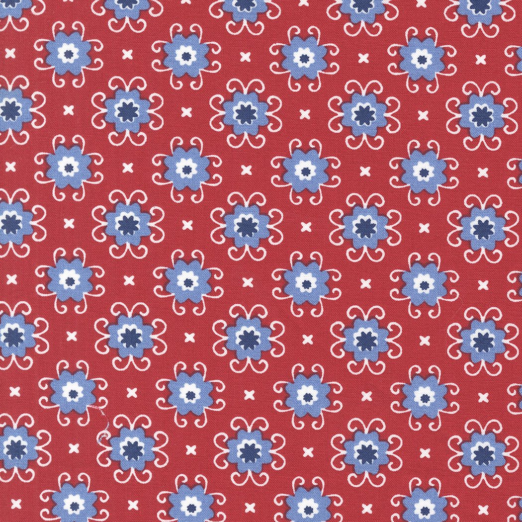 Star Spangled Quilt Fabric Rocket 24173 15 by April Rosenthal for Moda Fabrics - Jammin Threads
