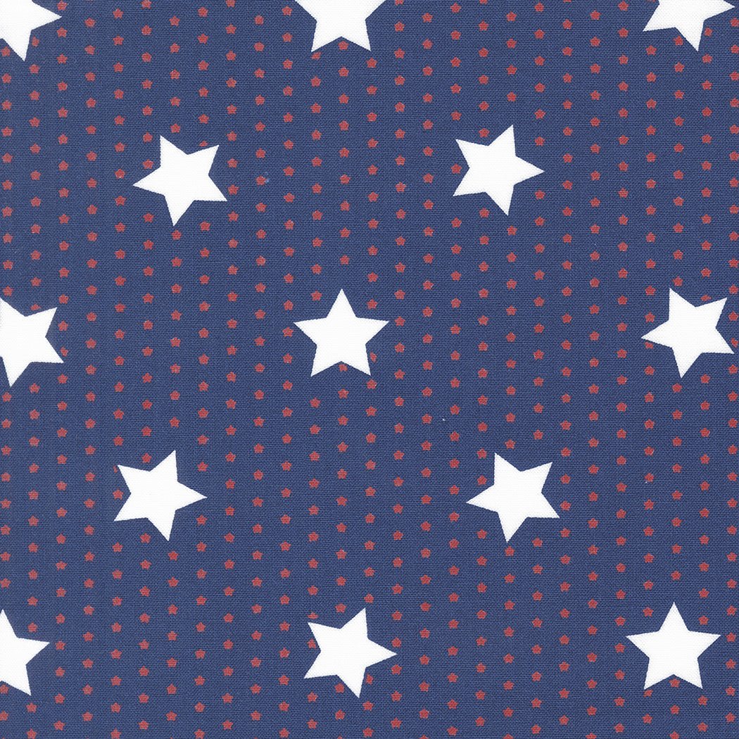 Star Spangled Quilt Fabric Twilight 24171 14 by April Rosenthal for Moda Fabrics - Jammin Threads