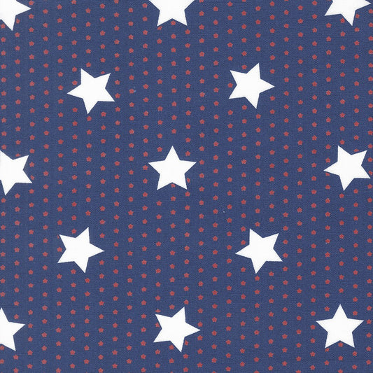 Star Spangled Quilt Fabric Twilight 24171 14 by April Rosenthal for Moda Fabrics - Jammin Threads