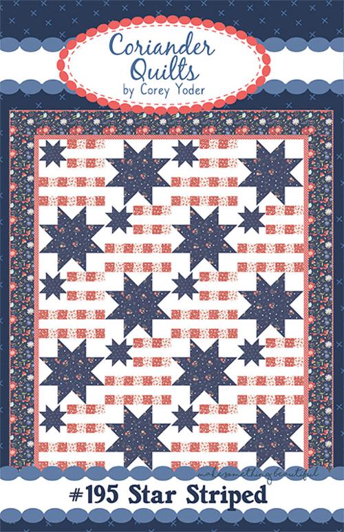 Star Striped Quilt Pattern by Coriander Quilts - Jammin Threads