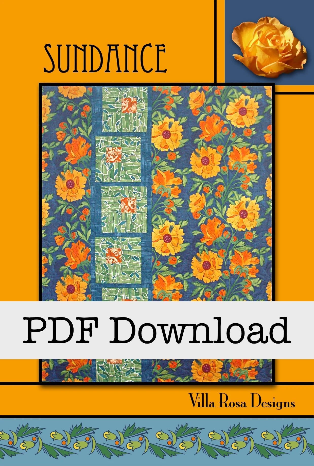 Sundance Quilt Pattern – Villa Rosa Designs (PDF Download) - Jammin Threads