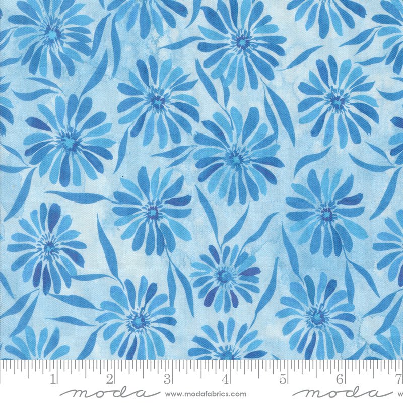 Sunshine and Blue Skies Quilt Fabric. Sky Blue 39825 13 - Jammin Threads