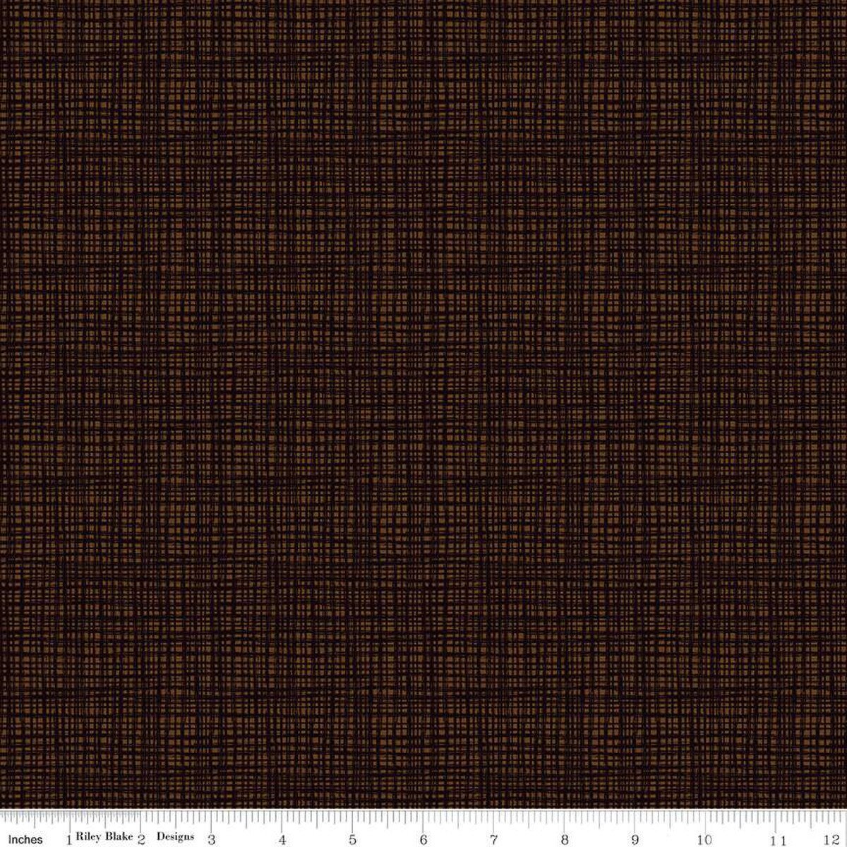 Texture Mocha Quilt Fabric by Sandy Gervais C610 - MOCHA - Jammin Threads