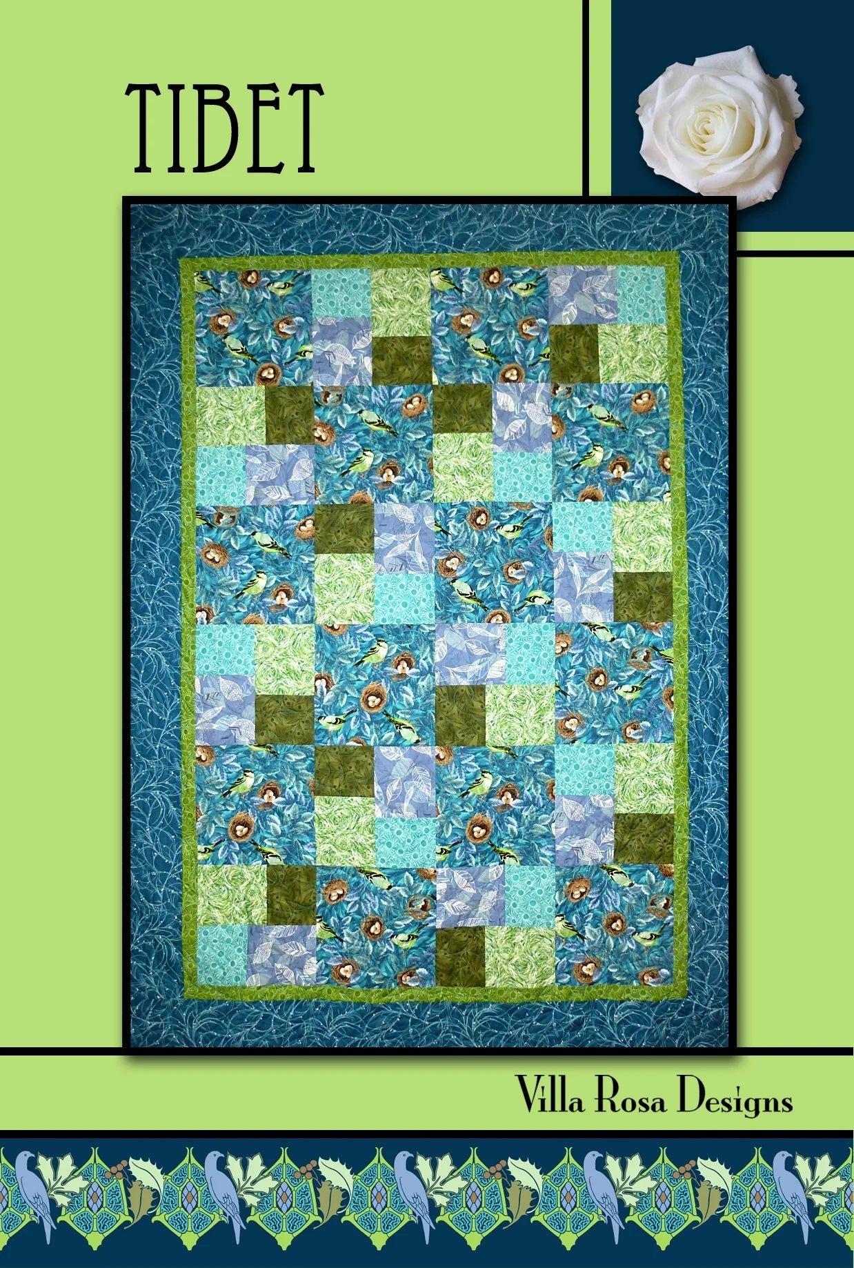 Tibet Quilt Pattern by Villa Rosa Designs (PDF Download) - Jammin Threads