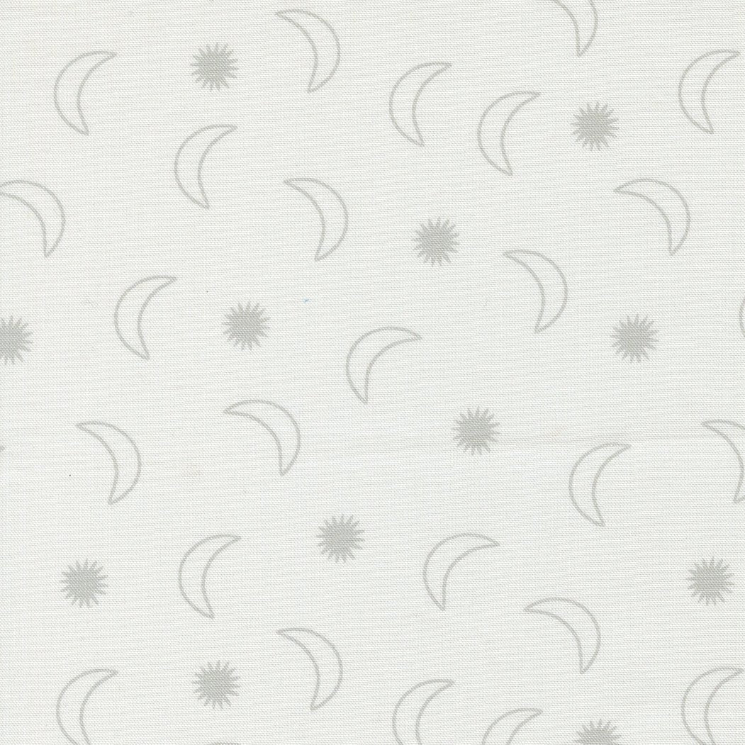 To The Moon And Back Quilt Fabric by Paper + Cloth - Dove 25904 11 - Jammin Threads