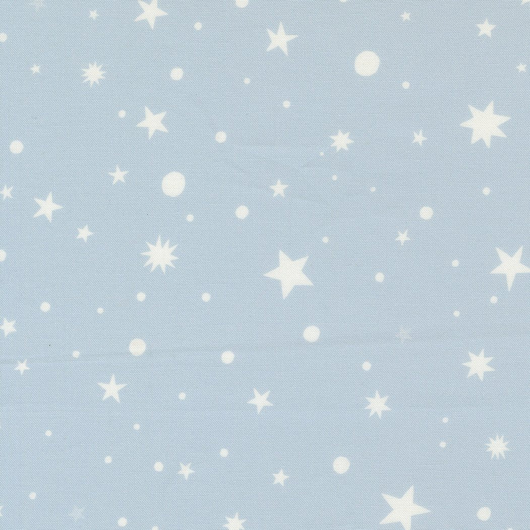 To The Moon And Back Quilt Fabric by Paper + Cloth - Sky 25903 14 - Jammin Threads