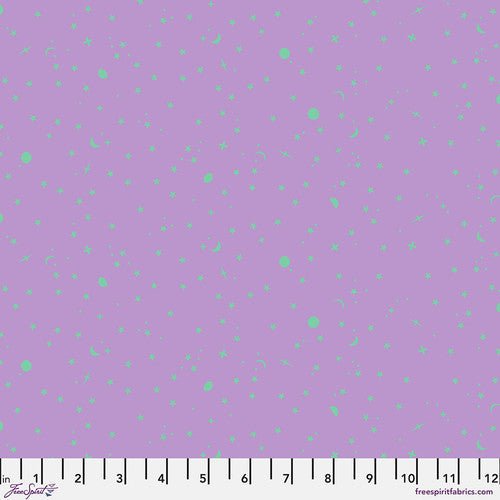 True Colors Quilt Fabric by Tula Pink for Free Spirit Fabrics Space Sprinkles PWTP254.FROZENBERRY - Jammin Threads