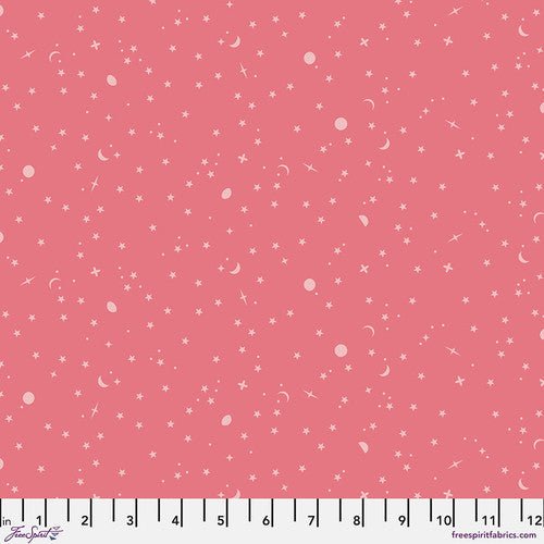 True Colors Quilt Fabric by Tula Pink for Free Spirit Fabrics Space Sprinkles PWTP254.SUNBURN - Jammin Threads