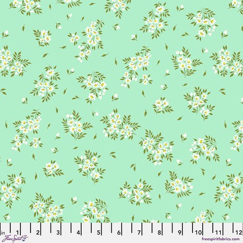 True Colors Quilt Fabric by Tula Pink What a Ditz - Spearmint PWTP253.SPEARMINT - Jammin Threads