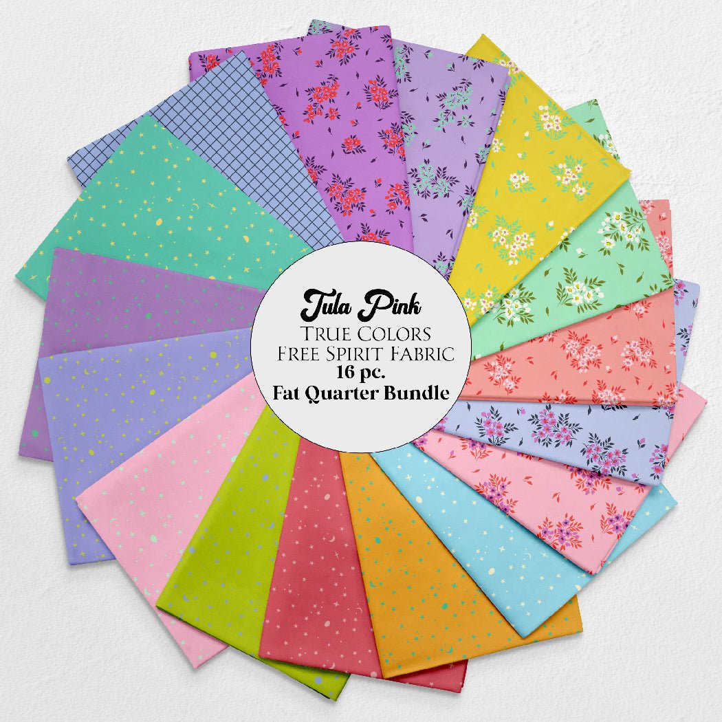 Tula Pink True Colors – 16 pc. Fat Quarter Bundle | Curated by Jammin' Threads - Jammin Threads