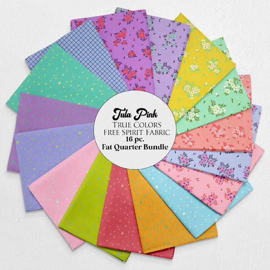 Tula Pink True Colors – 16 pc. Fat Quarter Bundle | Curated by Jammin' Threads - Jammin Threads