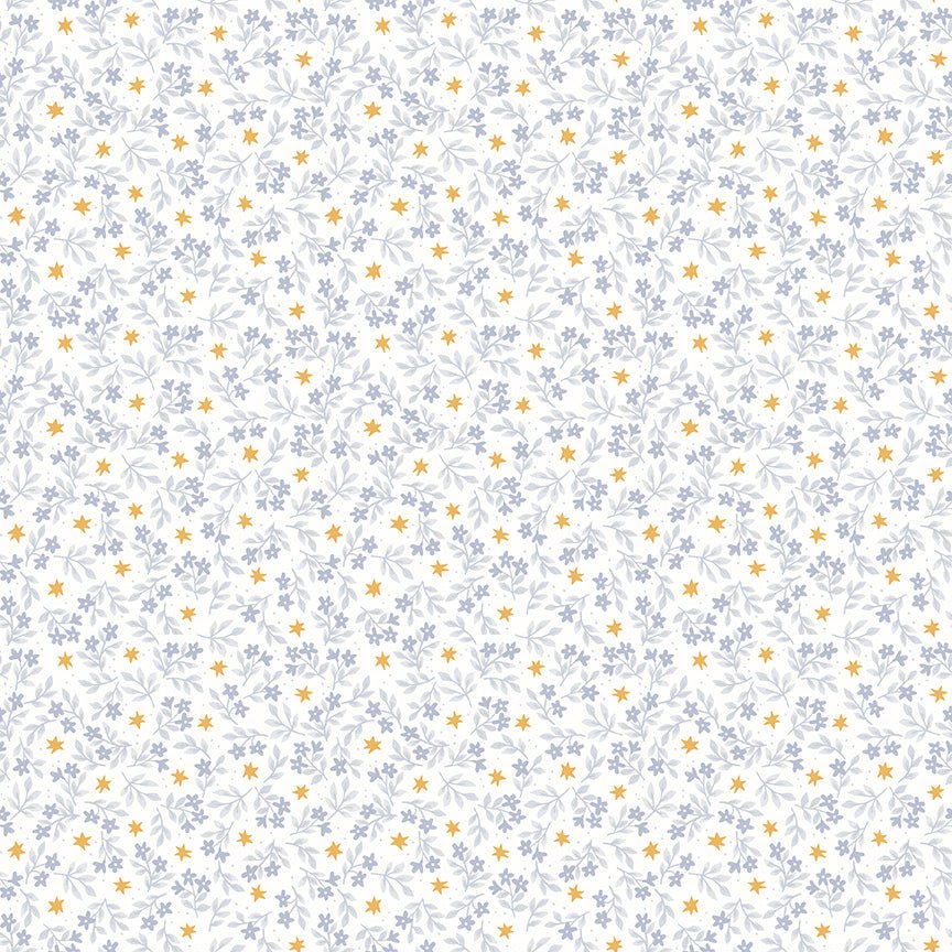 Twinkle Little Star Quilt Fabric Jasmine Stars Cloud by Natàlia Juan Abelló C16305 - CLOUD - Jammin Threads