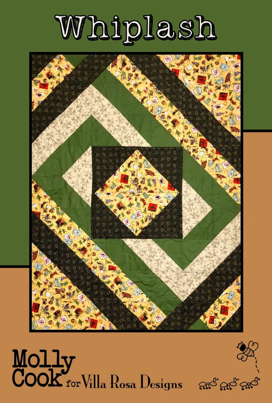 Whip Lash Quilt Pattern by Molly Cook (PDF Version) - Jammin Threads