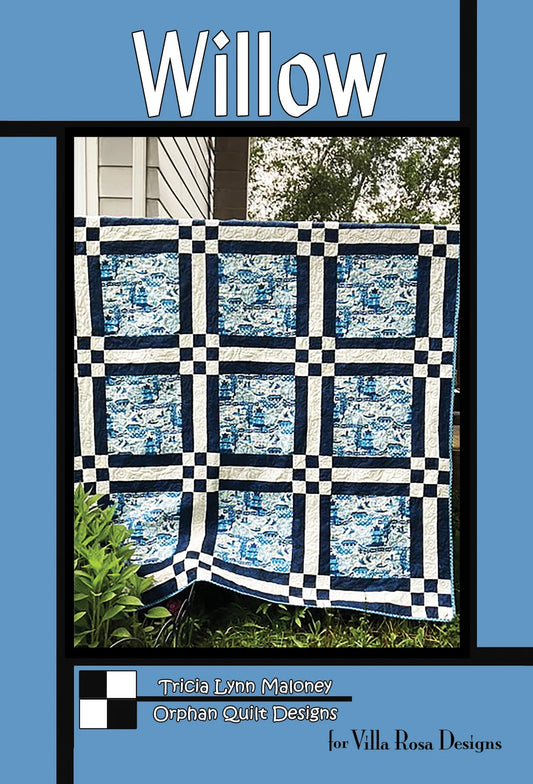 Willow Quilt Pattern by Orphan Quilt Designs for Villa Rosa Designs (PDF Download) - Jammin Threads