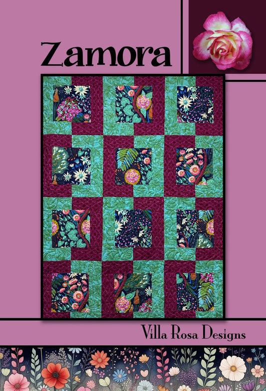 Zamora Quilt Pattern by Villa Rosa Designs (PDF Download) - Jammin Threads