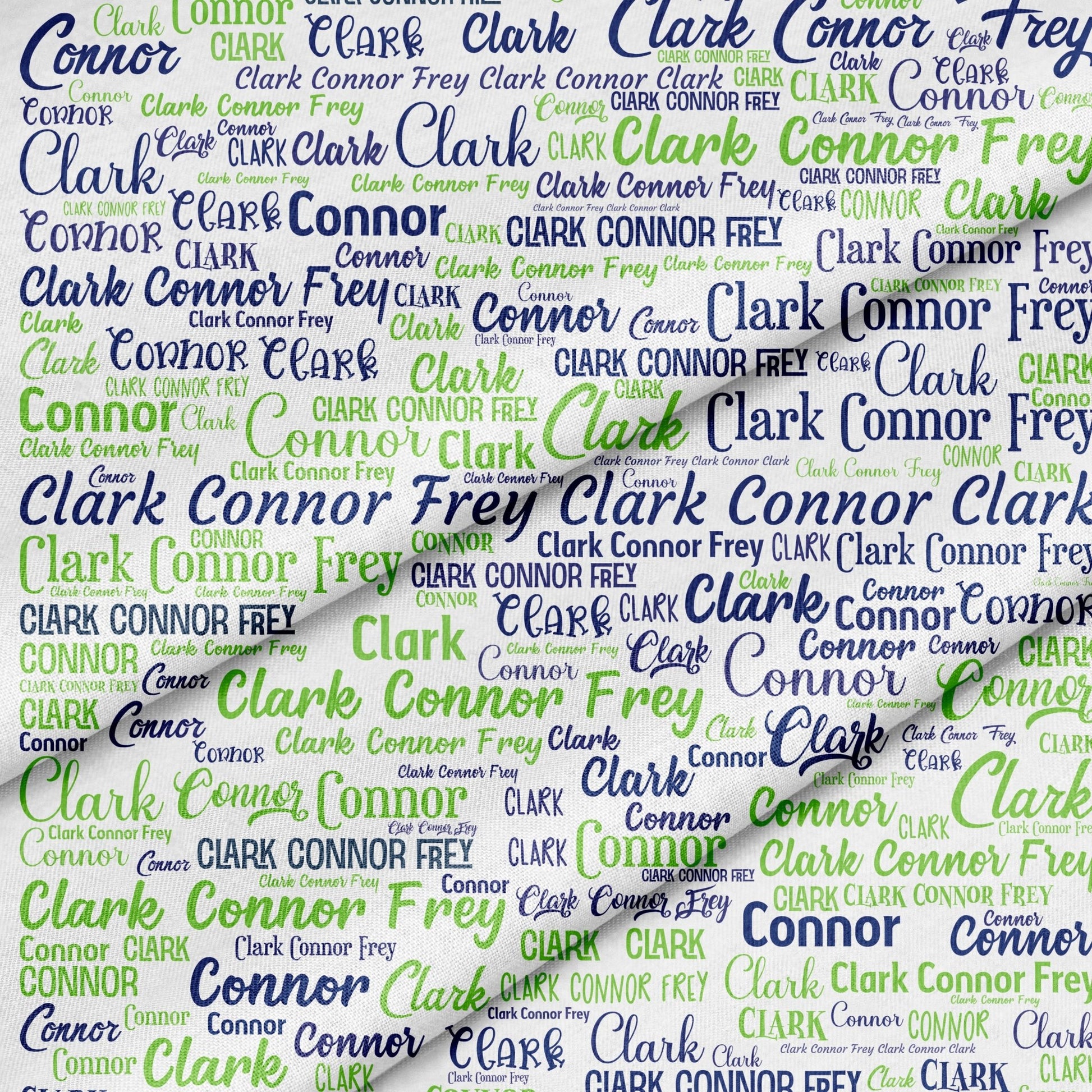 Custom fabric panel by Jammin' Threads