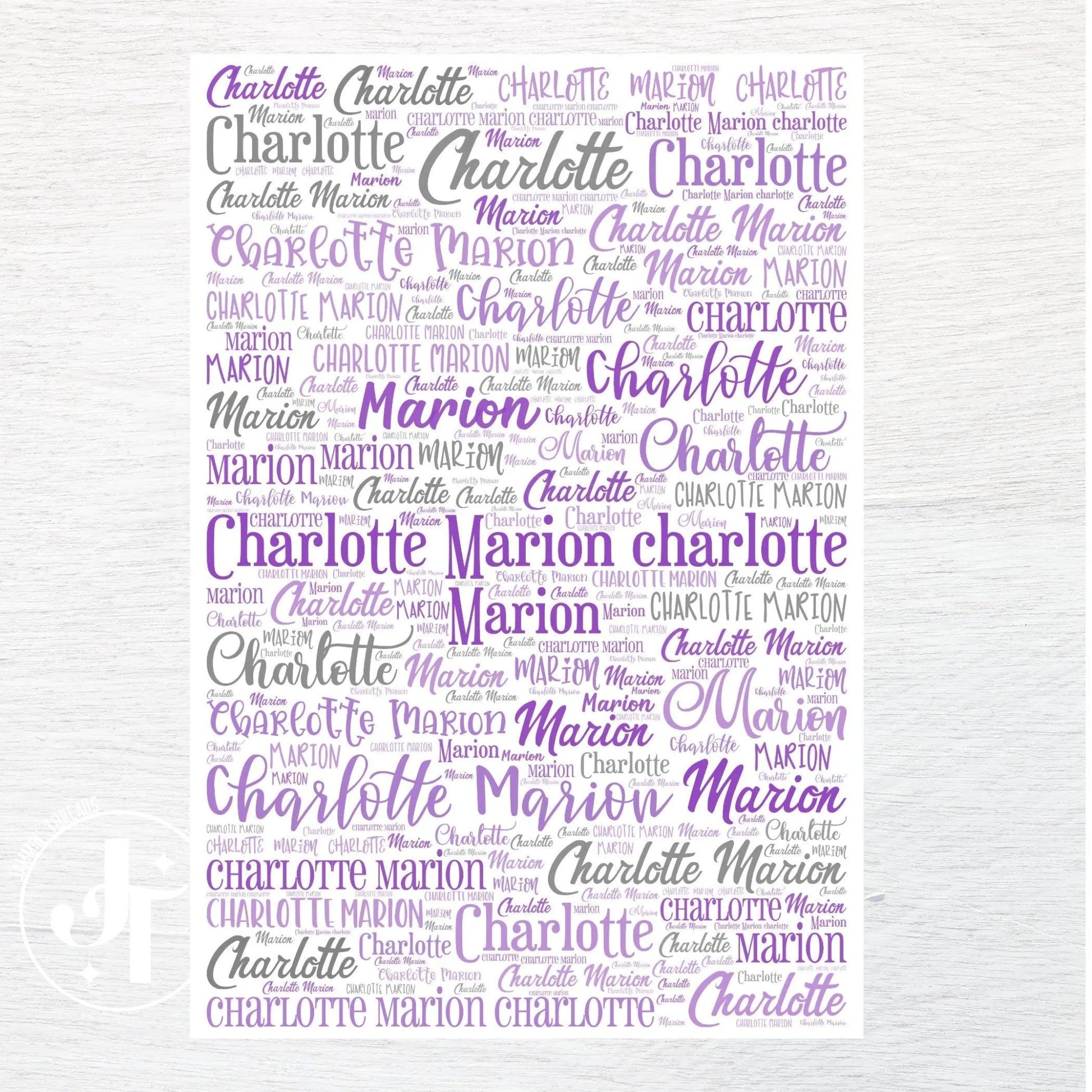 Any Name custom fabric panel - Jammin Threads
