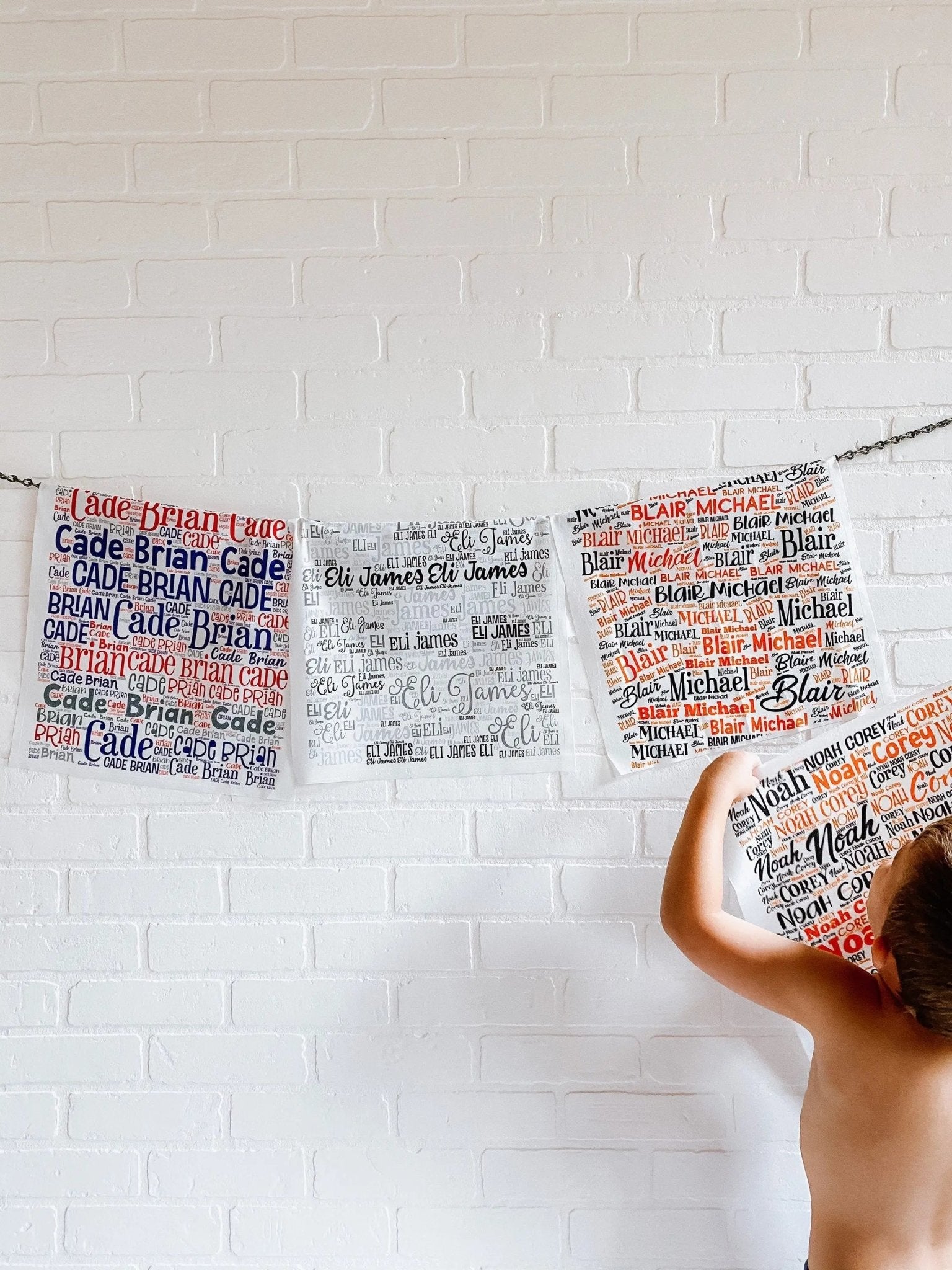 Any Name fabric panel - Jammin Threads