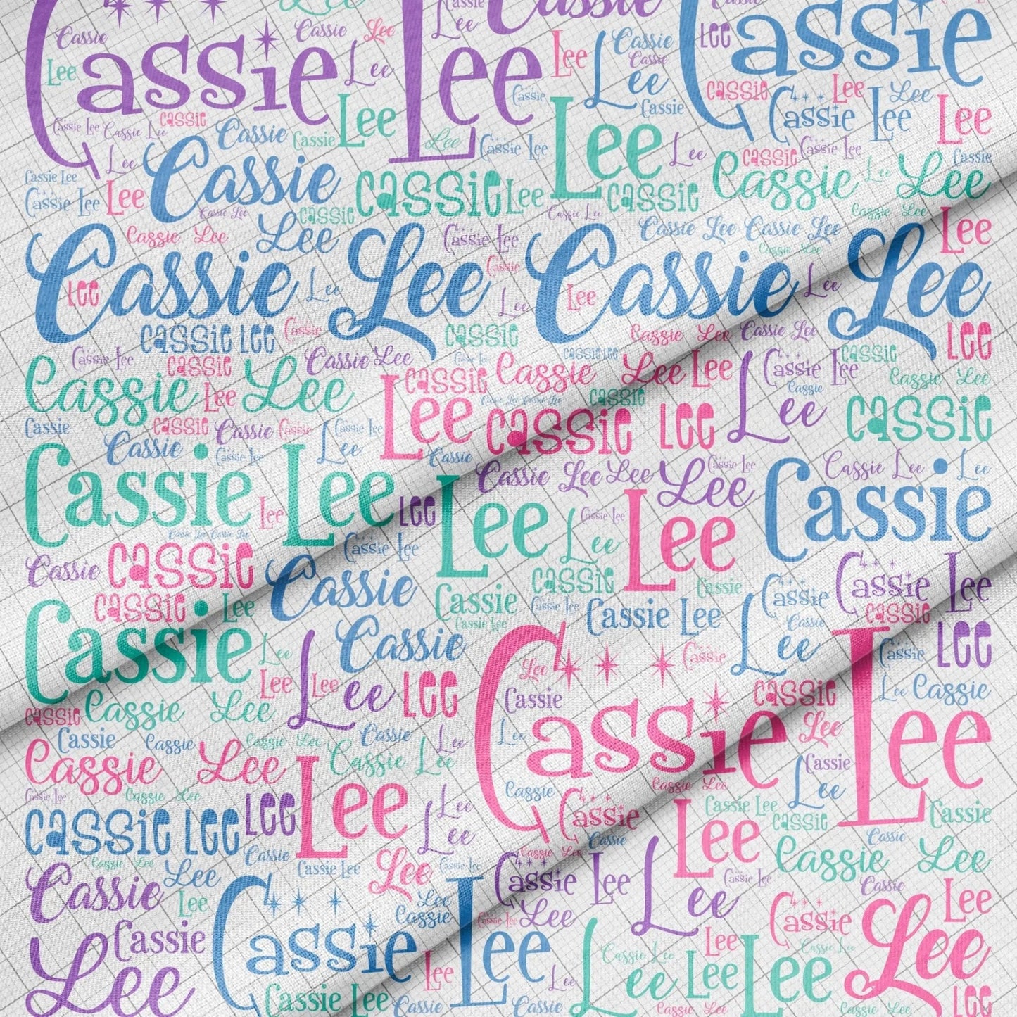 Any Name fabric panel - Jammin Threads