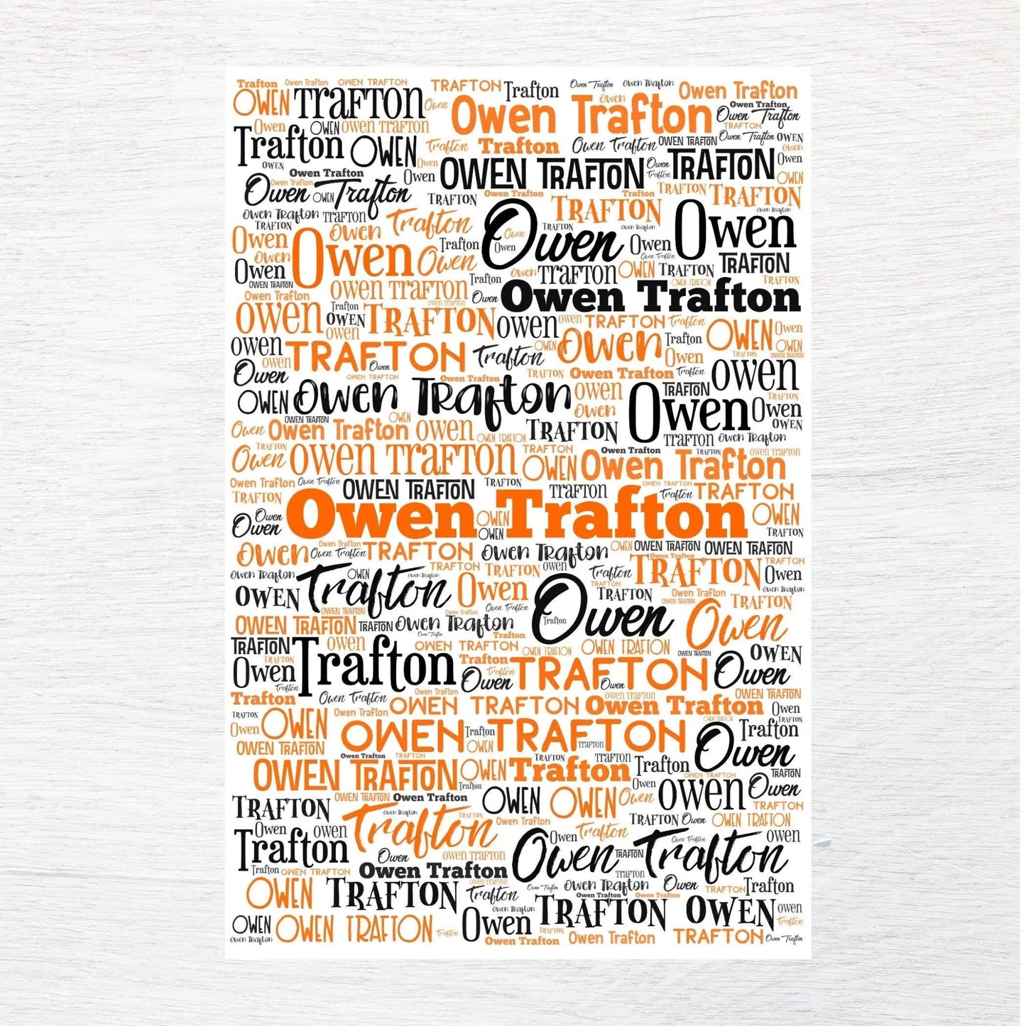 Any Name fabric panel - Jammin Threads
