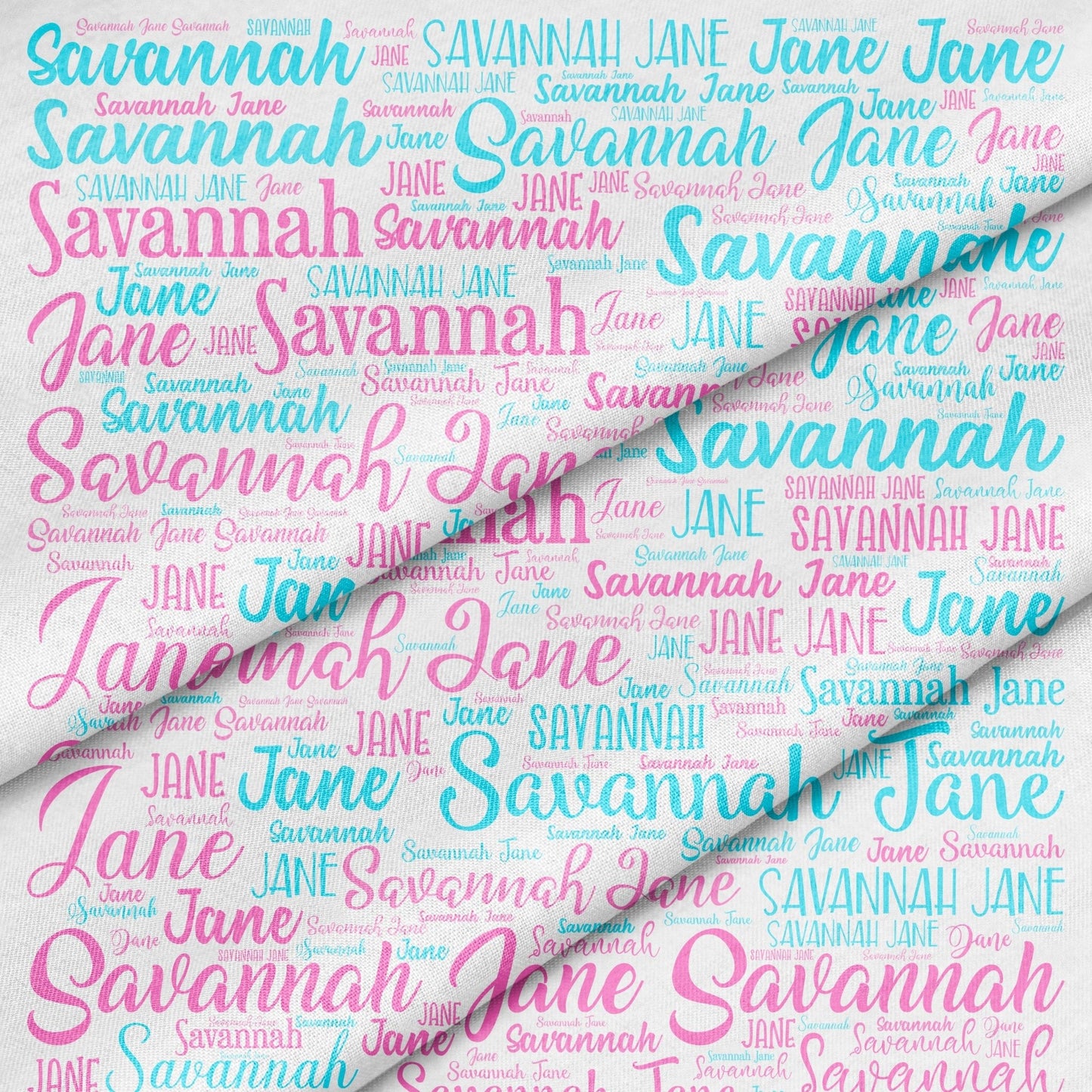 Any name fabric panel - Jammin Threads