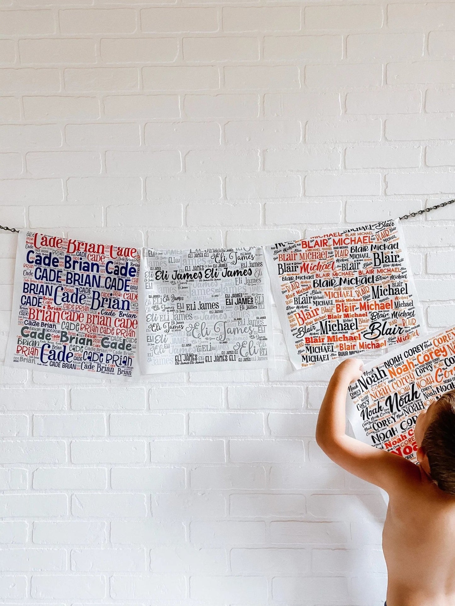 ANY NAME fabric panel - Jammin Threads