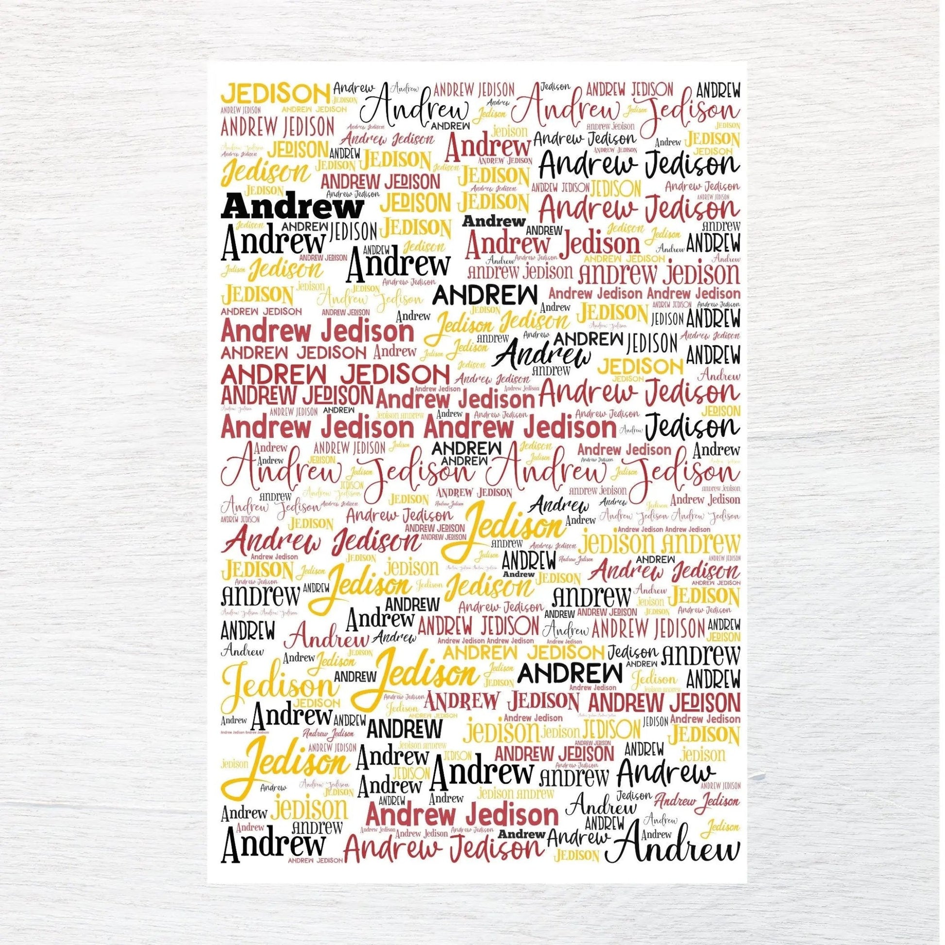Any Name fabric panel - Jammin Threads