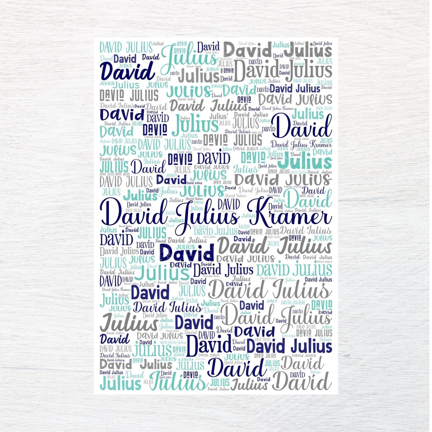 Any Name Fabric Panel - Jammin Threads