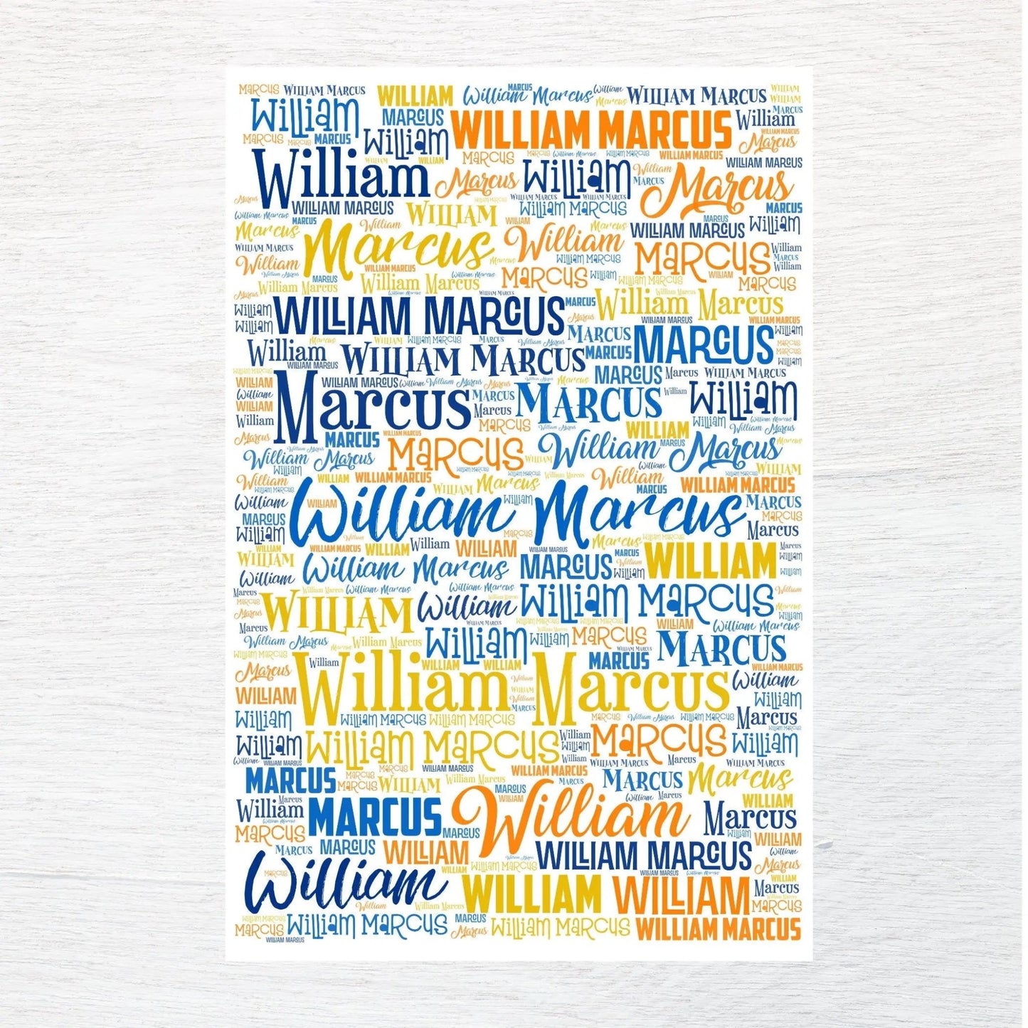 ANY NAME fabric panel - Jammin Threads