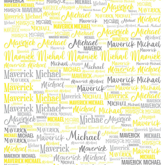 Any Name fabric panel - Jammin Threads