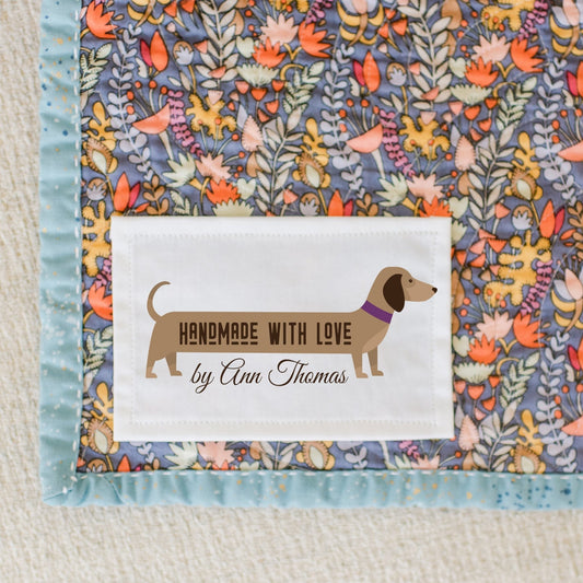 Dachshund Quilt Labels - Jammin Threads