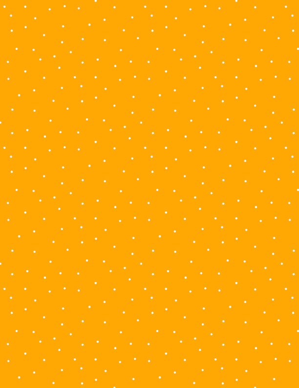 Essentials Quilt Fabric White Pin Dots Orange by Wilmington Prints - Jammin Threads