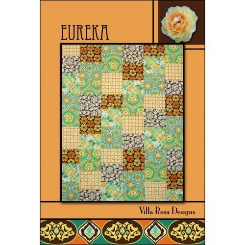 Eureka Quilt Pattern by Villa Rosa Designs (PDF Downloadable Version) - Jammin Threads