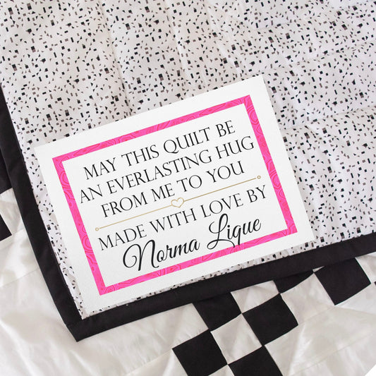 Everlasting Hug Quilt Labels - Jammin Threads