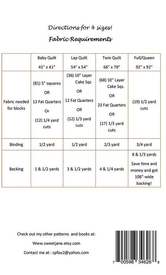 Family Ties Quilt Pattern by Sweet Jane's Quilting & Design - Jammin Threads