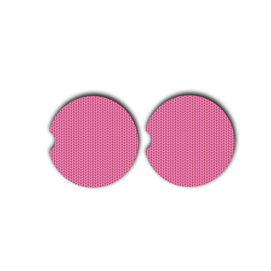 Faux Yarn Car Coasters - Jammin Threads