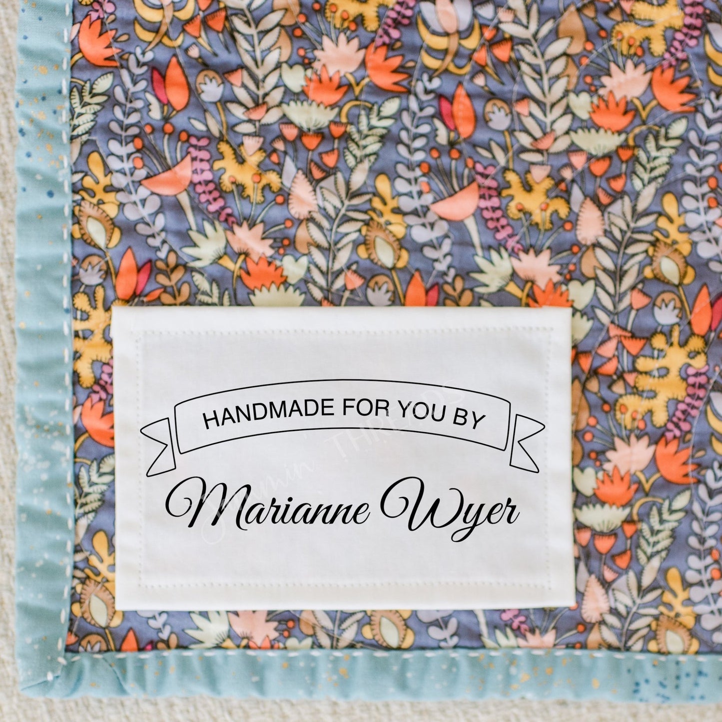 Handmade for You Quilt Labels - Personalized Quilt Labels - Jammin Threads
