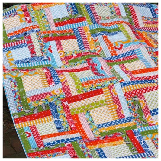 Off the Rail Quilt Pattern by Julie Herman of Jaybird Quilts - Jammin Threads
