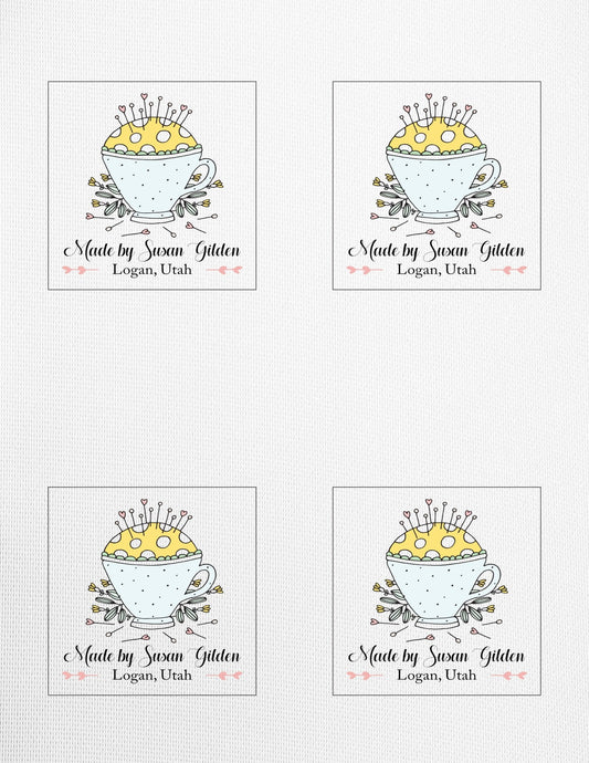 Pin Cushion Quilt Labels - Jammin Threads