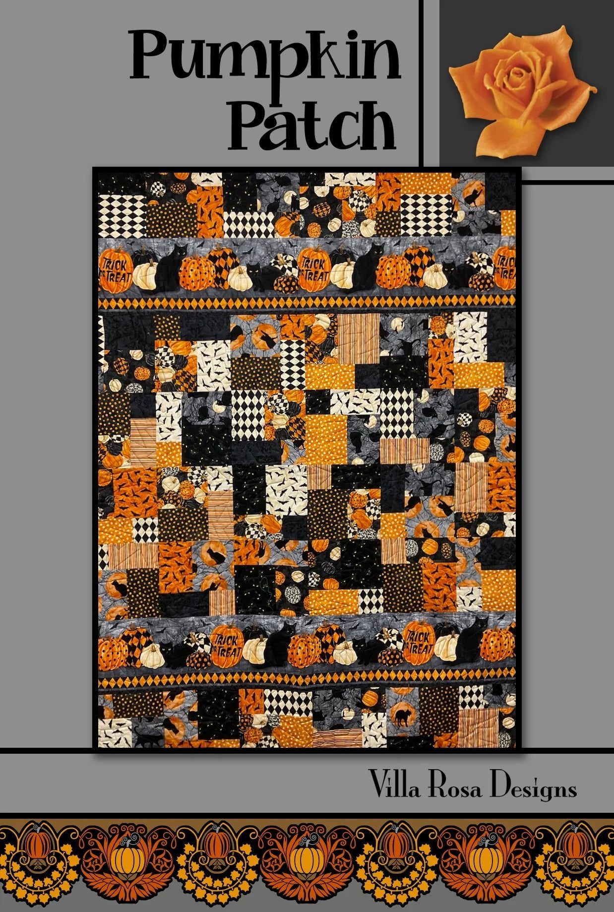 Pumpkin Patch Quilt Pattern by Villa Rosa Designs - Jammin Threads