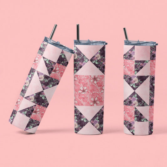 Quilt Block Tumbler - Jammin Threads