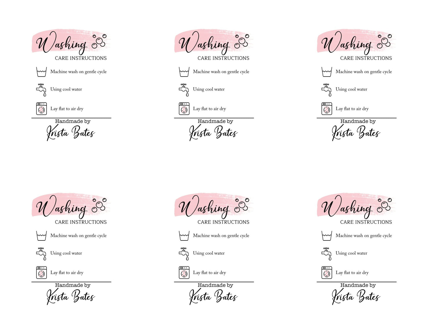 Quilt Care Card - Download & Print - Jammin Threads