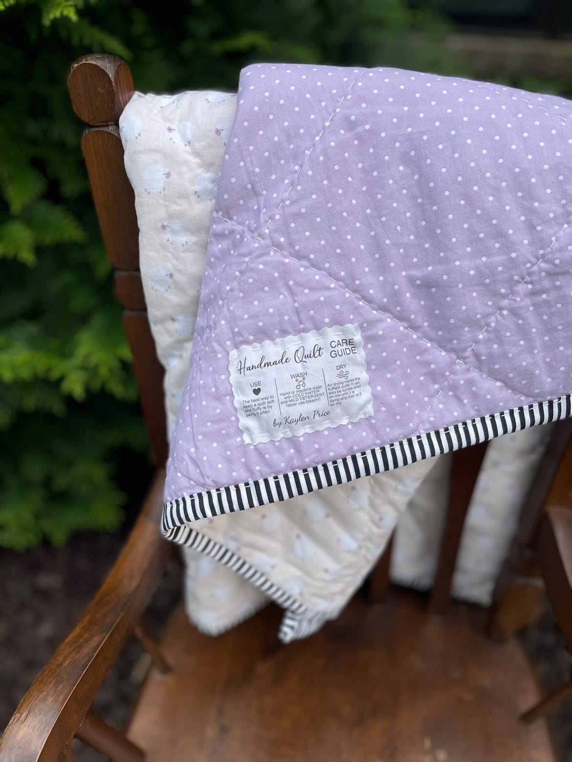 Quilt Care Quilt Labels - Personalized Care Labels for your Handmade Quilts - Jammin Threads