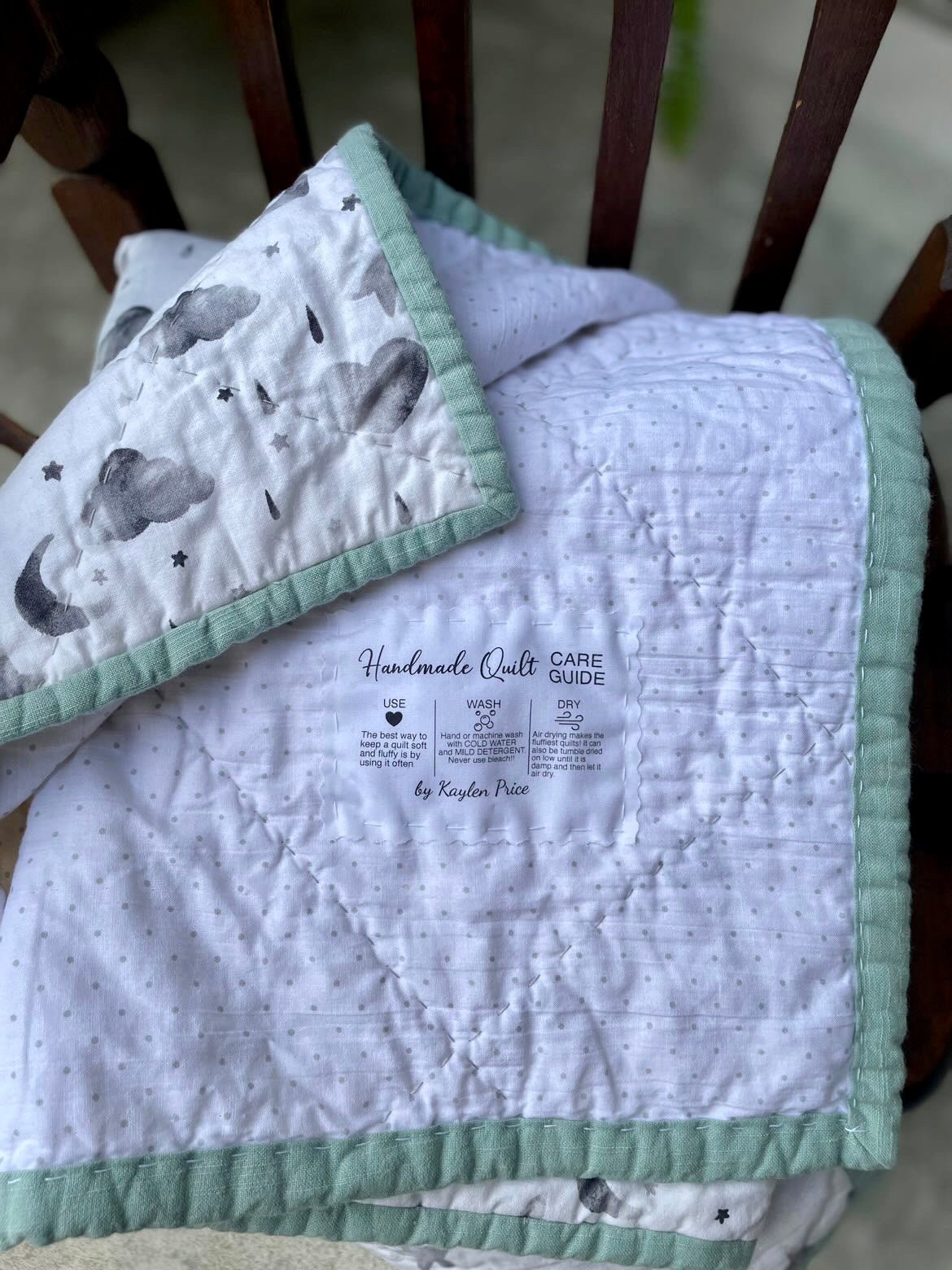 Quilt Care Quilt Labels - Personalized Care Labels for your Handmade Quilts - Jammin Threads