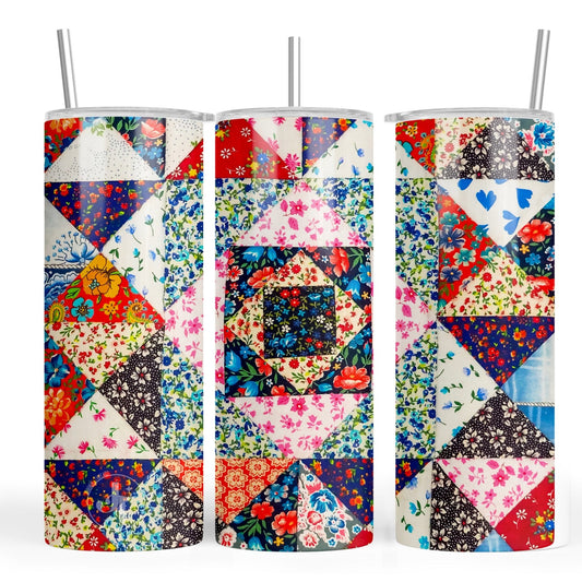 Quilt Pattern Tumbler - Jammin Threads