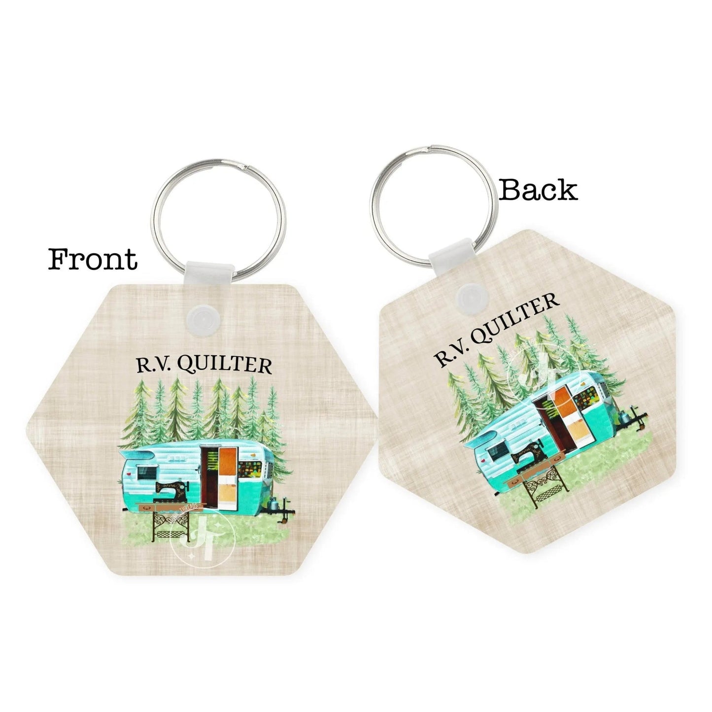 RV Quilter Key Chain - Jammin Threads