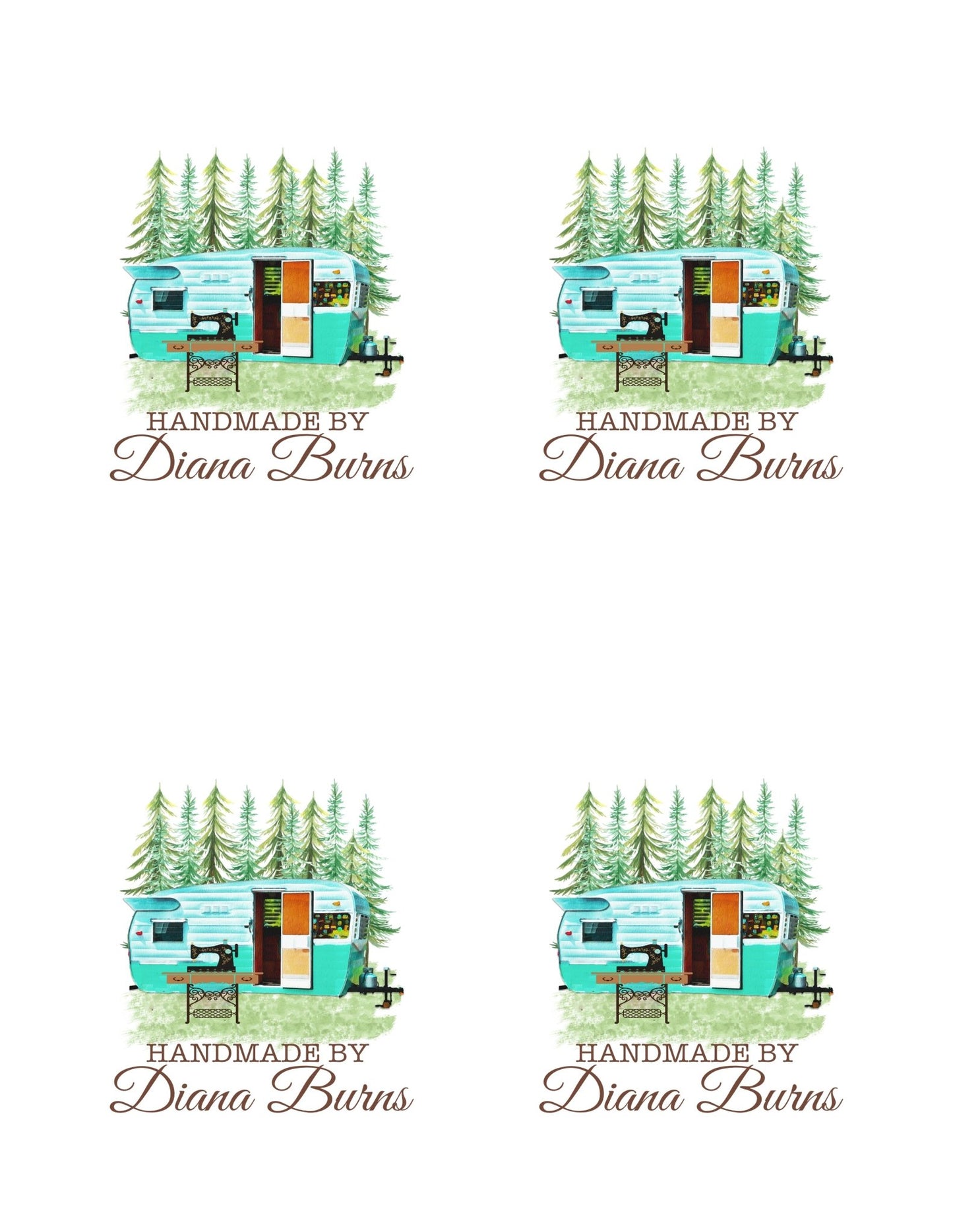 RV Quilter Labels - Jammin Threads