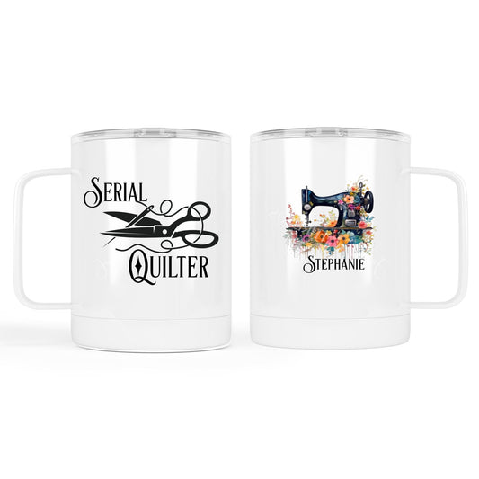 Serial Quilter Mug or Tumbler - Jammin Threads