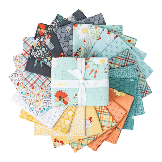 Sunshine and Sweet Tea Fat Quarter Bundle by Amanda Castor for Riley Blake Designs - Jammin Threads