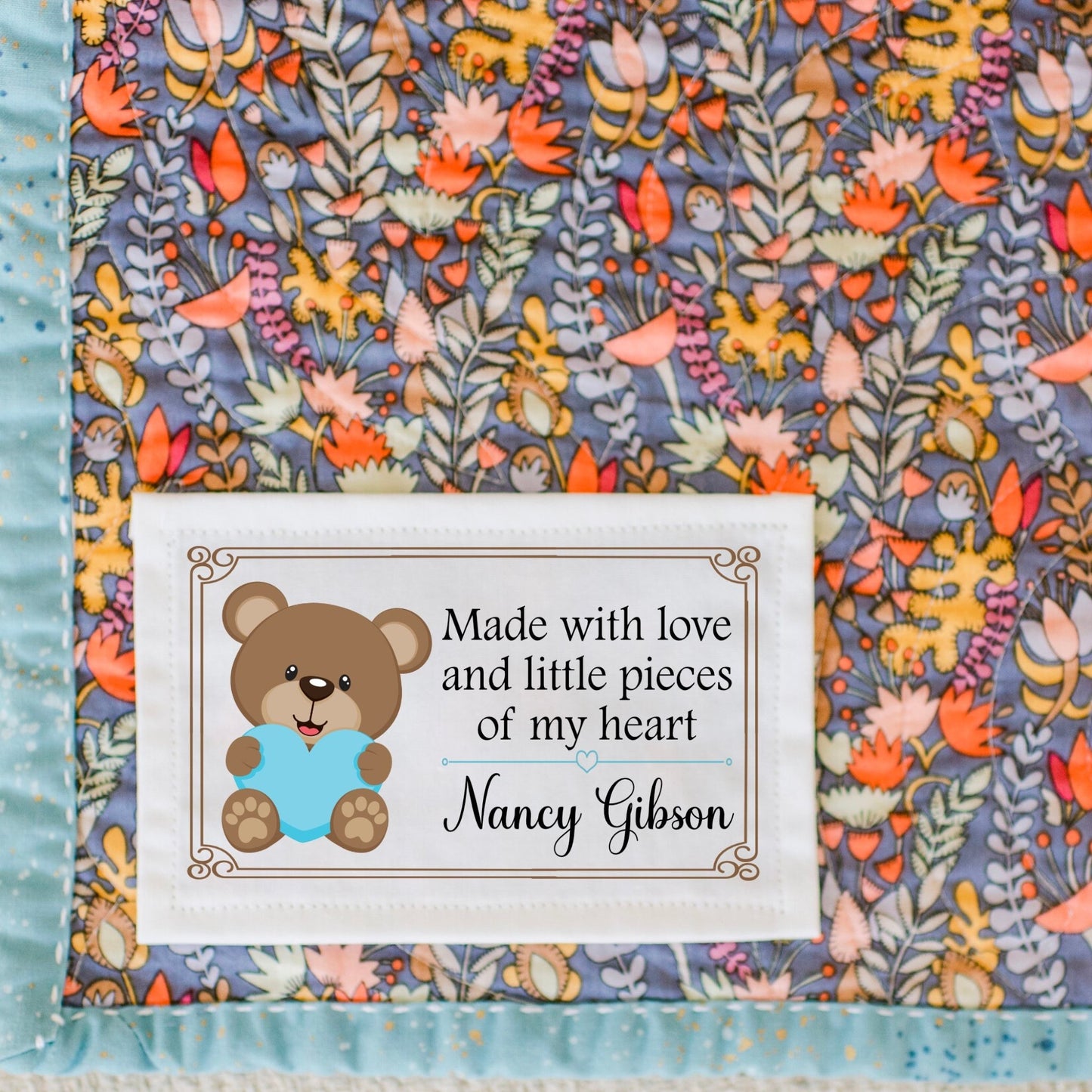 Teddy Bear Quilt Labels - Jammin Threads